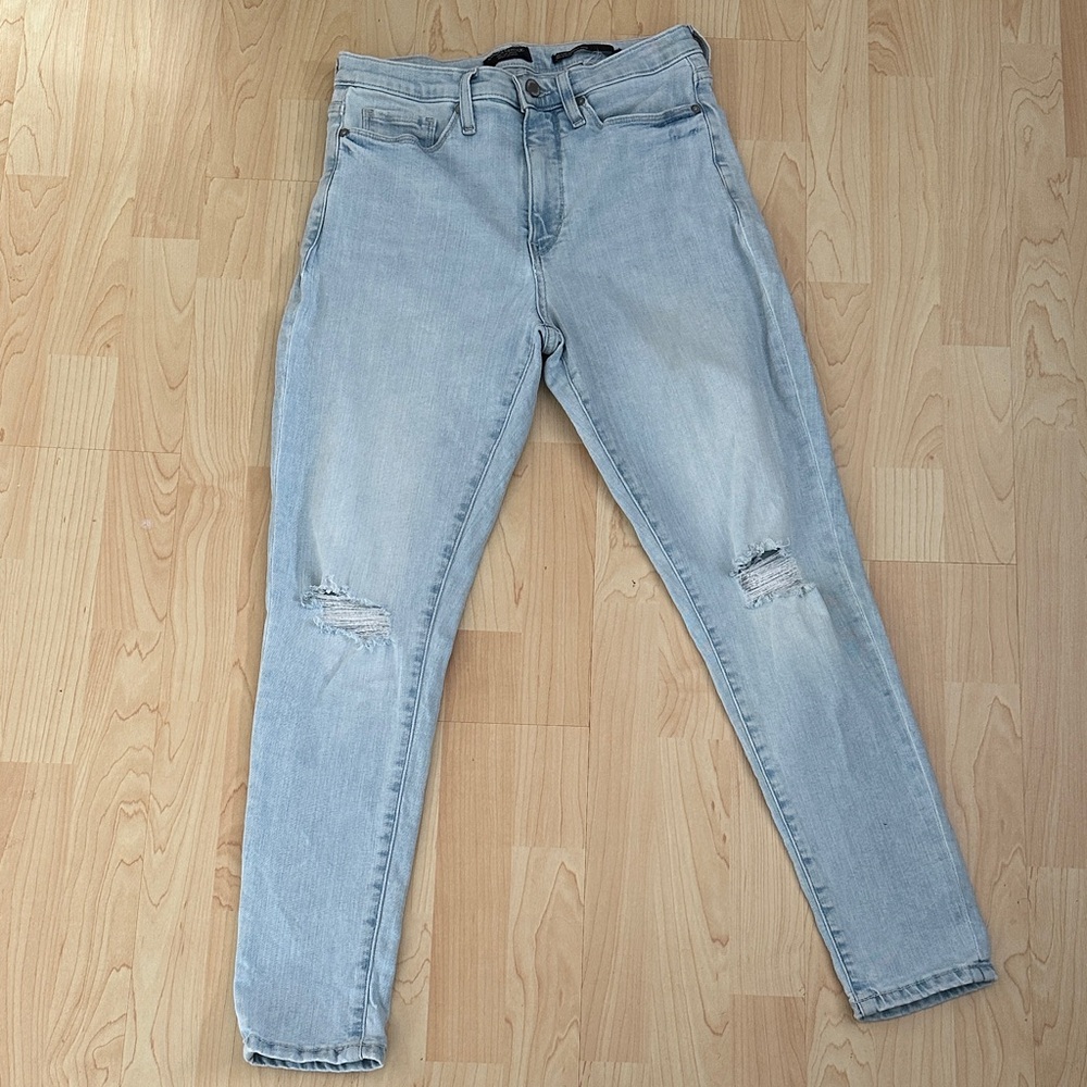 Banana Republic Lighthigh-rise Skinny ripped Jeans size 28